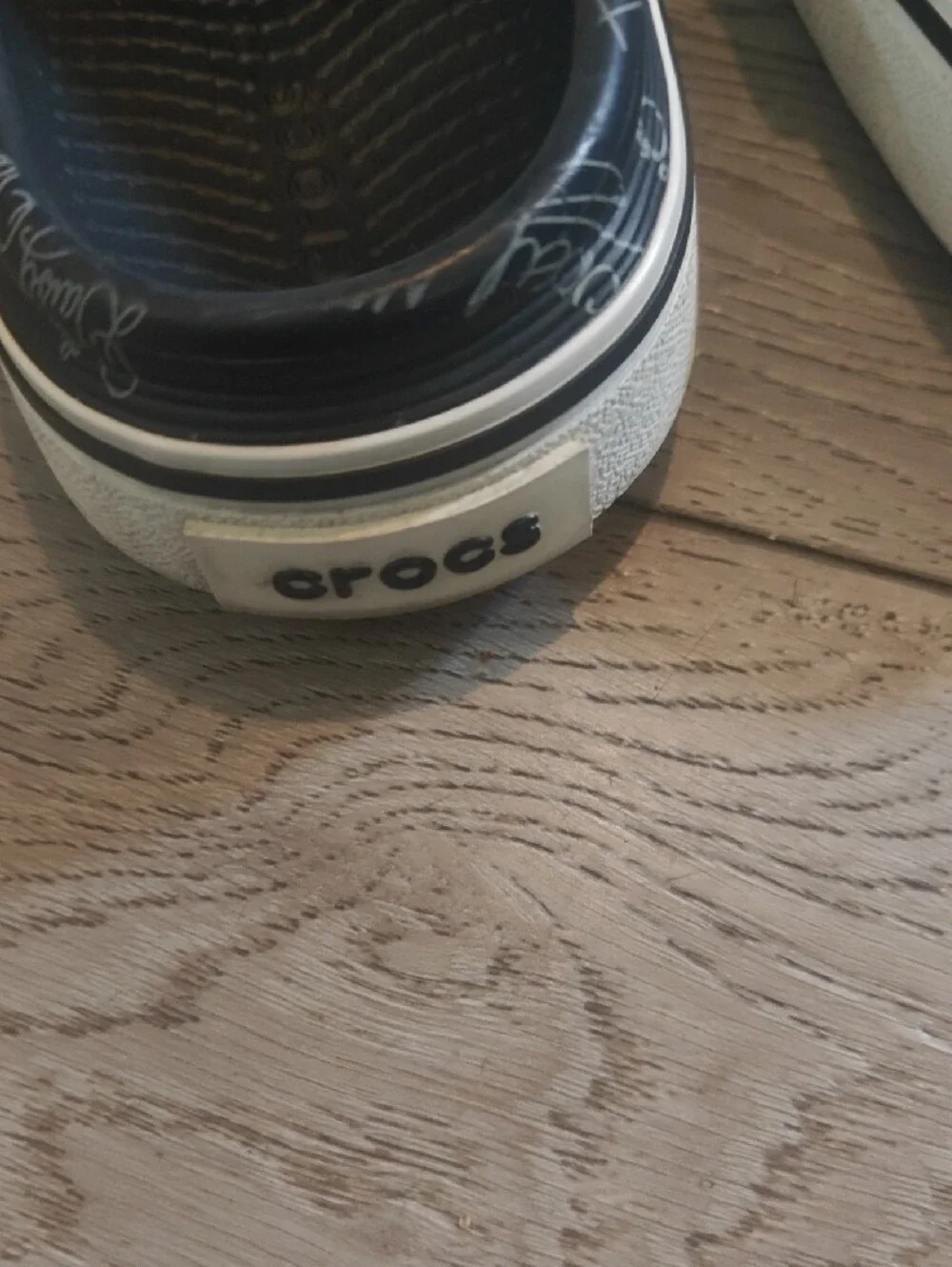 CROCS Black with Disney Characters Used